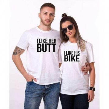 Tshirthane I Like 2'li Sevgili T-shirt