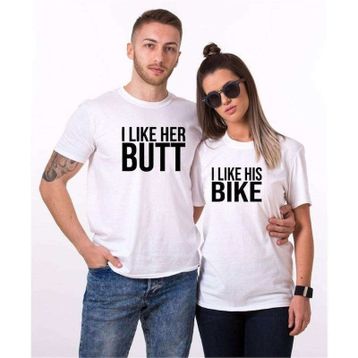 Tshirthane I Like 2'li Sevgili T-shirt