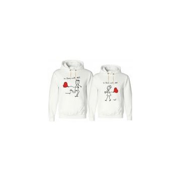 Tshirthane I Love With 2'li Sevgili Sweatshirt