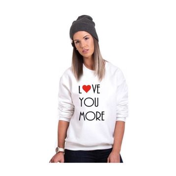 Tshirthane I Love You I Love More 2'li Sevgili T-shirt