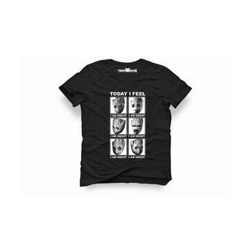Tshirthane Im Groot To Day Feel Siyah Erkek Tshirt