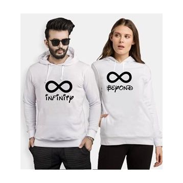 Tshirthane Infinity Beyond 2'li Sevgili Sweatshirt