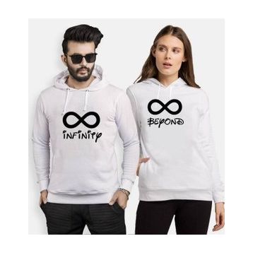 Tshirthane Infinity Beyond 2'li Sevgili Sweatshirt