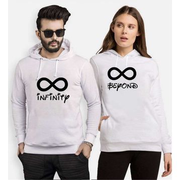 Tshirthane Infinity Beyond 2'li Sevgili Sweatshirt