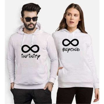 Tshirthane Infinity Beyond 2'li Sevgili Sweatshirt