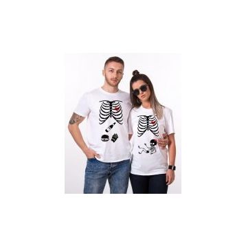 Tshirthane İskelet Bebek 2'li Sevgili T-shirt