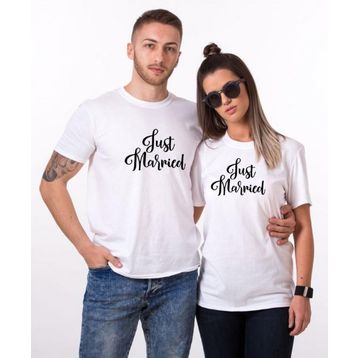 Tshirthane Just Married Sevgili Kombinleri T-shirt Kombini