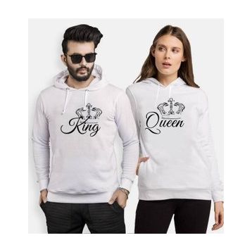 Tshirthane King Queen 19 2'li Sevgili Sweatshirt