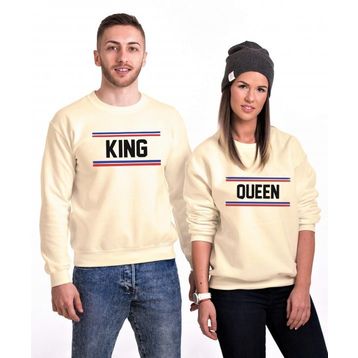 Tshirthane King Queen 22 2'li Sevgili Sweatshirt