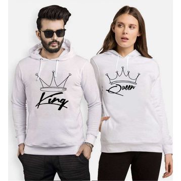 Tshirthane King Taç Queen 2'li Sevgili Sweatshirt
