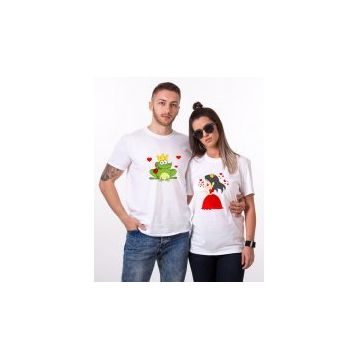 Tshirthane Kurbağa Prenses 2'li Sevgili T-shirt