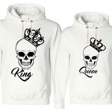 Tshirthane Kurukafa Sevgili Kombinleri Sweatshirt Kombini