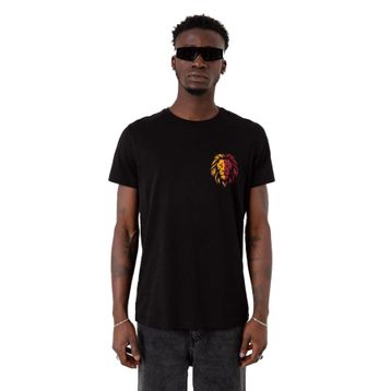 Tshirthane Leon Sarı Kırmızı Siyah Erkek T-shirt