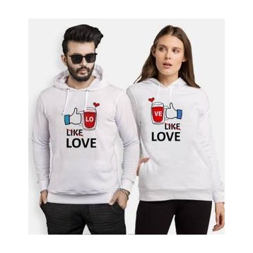 Tshirthane Like Love 2'li Sevgili T-shirt