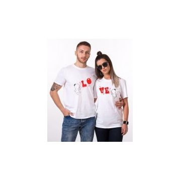 Tshirthane Lo Ve Balon 2'li Sevgili T-shirt