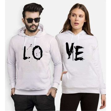 Tshirthane Lo Ve Brash 2'li Sevgili Sweatshirt