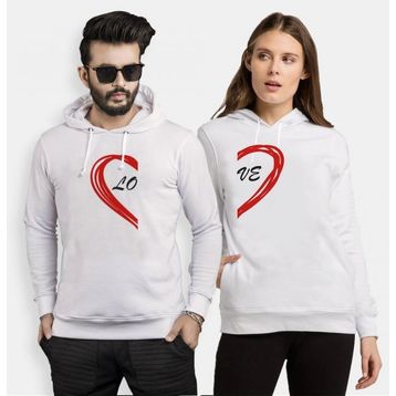 Tshirthane Love 2'li Sevgili Sweatshirt