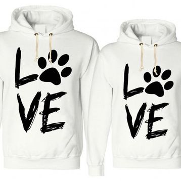 Tshirthane Love Pati 2'li Sevgili Sweatshirt