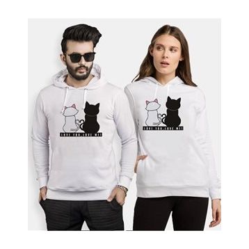 Tshirthane Love You Love Me 2'li Sevgili Sweatshirt
