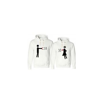 Tshirthane Magnet Heart 2'li Sevgili Sweatshirt