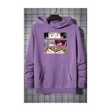 Tshirthane Makima Hugging Denji Baskılı Unisex Sweatshirt