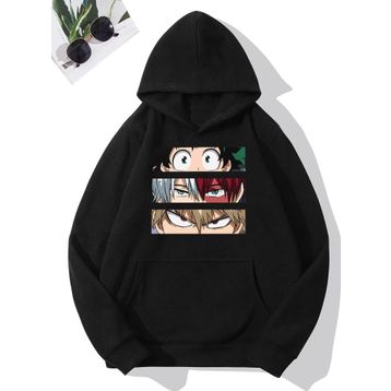 Tshirthane Makima Hugging Denji Baskılı Unisex Sweatshirt