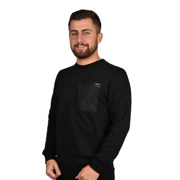 Tshirthane Manta 5323 Cep Baskılı Erkek Sweatshirt