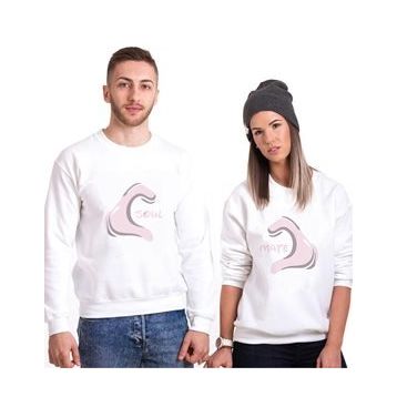 Tshirthane Mate Soul El 2'li Sevgili Sweatshirt