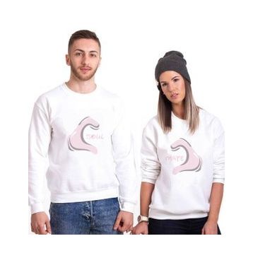 Tshirthane Mate Soul El 2'li Sevgili Sweatshirt