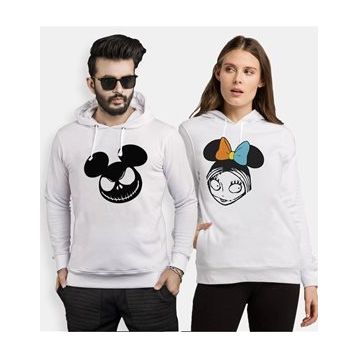 Tshirthane Mause Jack Mause Ölügelin 2'li Sevgili Sweatshirt