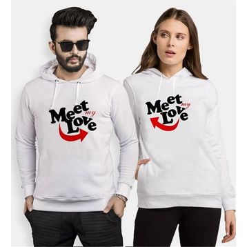 Tshirthane Meet My Love 2'li Sevgili Sweatshirt