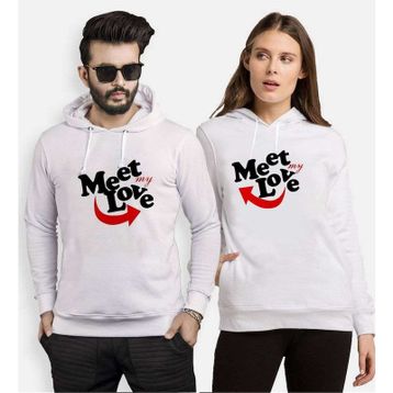 Tshirthane Meet My Love 2'li Sevgili Sweatshirt