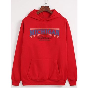 Tshirthane Michigan Tasarım Unisex Sweatshirt