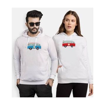 Tshirthane Minibüs T1 Sevgili 2'li Sevgili T-shirt