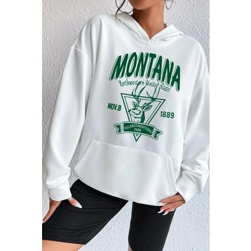 Tshirthane Montana Baskılı Unisex Sweatshirt