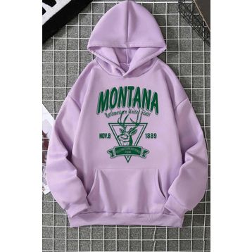 Tshirthane Montana Baskılı Unisex Sweatshirt