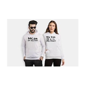 Tshirthane Moon My Sun 2'li Sevgili Sweatshirt