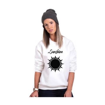 Tshirthane Moonlight Sunshine 2'li Sevgili T-shirt