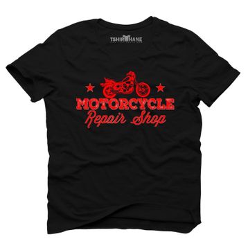 Tshirthane Motorcycle Repair Erkek Tshirt
