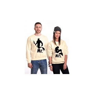 Tshirthane Mr. Mrs. Poseidon 2'li Sevgili Sweatshirt