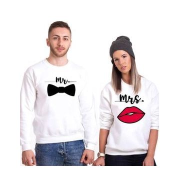 Tshirthane Mrpapyon Mrs 2'li Sevgili Sweatshirt