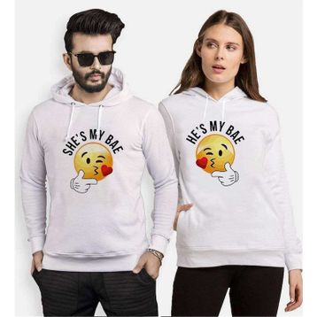 Tshirthane My Bae Smile 2'li Sevgili Sweatshirt