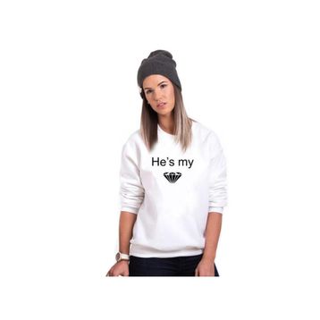 Tshirthane My Beer My Diamond 2'li Sevgili T-shirt