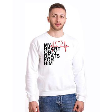 Tshirthane My Heart 2'li Sevgili Sweatshirt