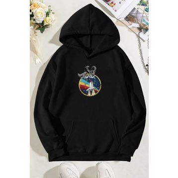 Tshirthane Nasa Baskılı Unisex Sweatshirt