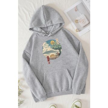 Tshirthane Neighbor's Ukiyo e Baskılı Unisex Sweatshirt
