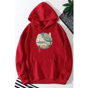 Tshirthane Neighbor's Ukiyo e Baskılı Unisex Sweatshirt