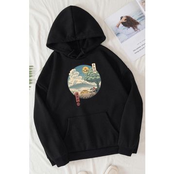 Tshirthane Neighbor's Ukiyo e Baskılı Unisex Sweatshirt