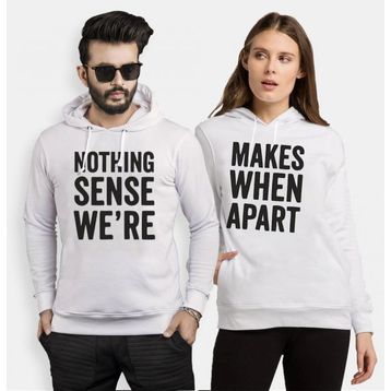Tshirthane Nothing Sense Were 2'li Sevgili Sweatshirt