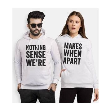 Tshirthane Nothing Sense Were 2'li Sevgili Sweatshirt